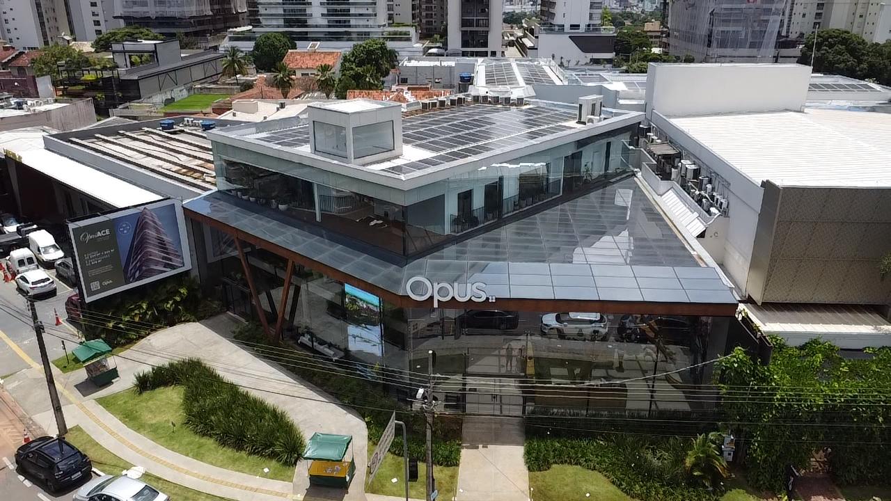Projeto de energia solar realizado para empreendimento OPUS